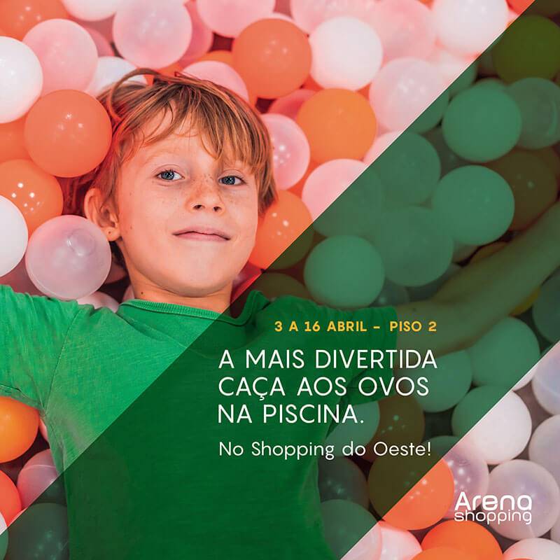 Descubra os ovos da páscoa numa piscina de 40 mil bolas