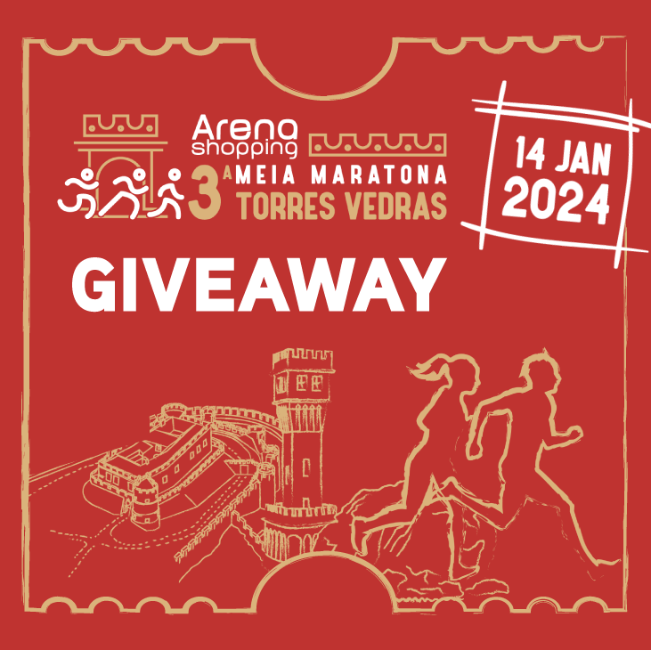 Vencedores do Giveaway da Meia-Maratona de Torres Vedras